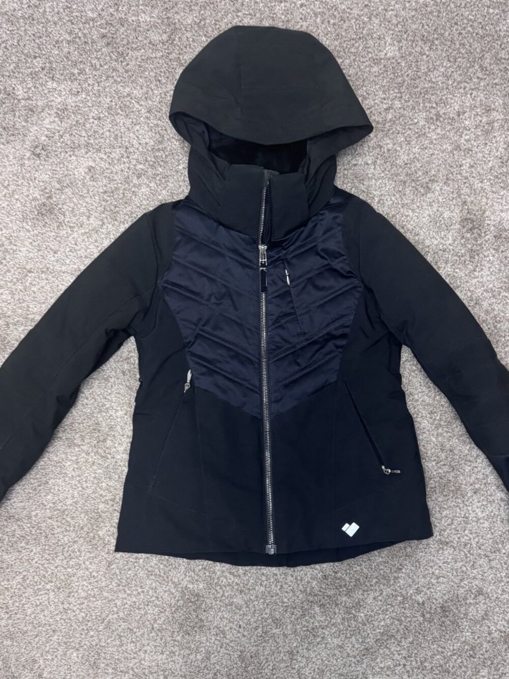 Obermeyer Teen Girls Ski Jacket – Black, Hooded, Size Teen S (8)